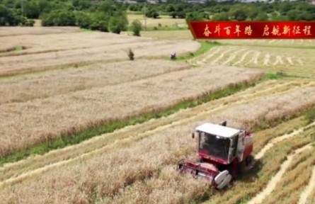 西藏那曲：現(xiàn)代化機(jī)械助民增收致富