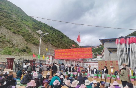 西藏林芝朗縣：金秋時節(jié)分紅忙