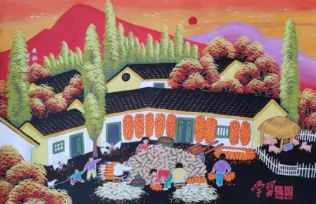 慶中國農(nóng)民豐收節(jié)，逛強(qiáng)國城，看農(nóng)民畫
