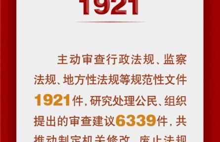 “數(shù)”說(shuō)全國(guó)人大常委會(huì)工作報(bào)告