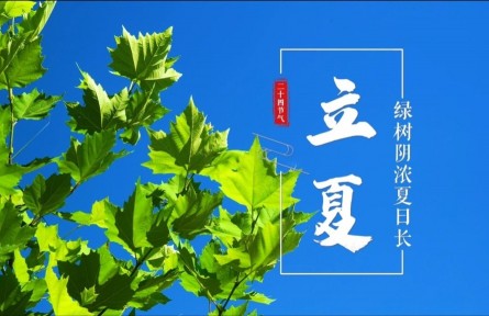 立夏，綠樹陰濃夏日長