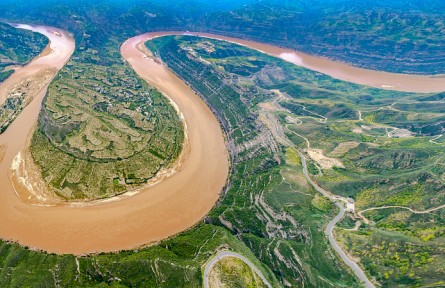 在陜西看黃河：從“黃中找綠”到“綠中找黃”