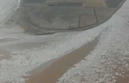 黃河內(nèi)蒙古段首現(xiàn)流凌 黃河進入凌汛期