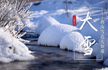 大雪，燕山雪花大如席