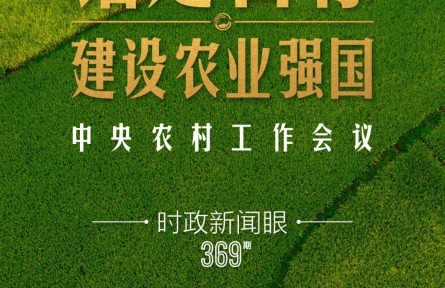 時政新聞眼 | 在中央農(nóng)村工作會議上，習(xí)近平這樣部署建設(shè)農(nóng)業(yè)強(qiáng)國