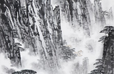 鑒賞 | 中國(guó)畫《黃山曉云圖》