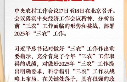 明年“三農(nóng)”工作怎么干？讀懂中央農(nóng)村工作會(huì)議重要提法