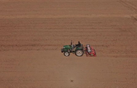 甘肅景泰2.3萬(wàn)畝改良土地迎來春耕首秀