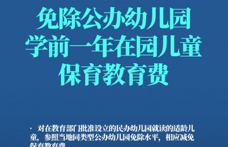 哪些人群可以免保育教育費？轉(zhuǎn)發(fā)周知