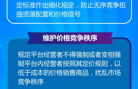 《互聯(lián)網(wǎng)平臺價格行為規(guī)則（征求意見稿）》如何規(guī)范經(jīng)營者價格競爭行為？