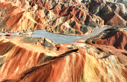 甘肅張掖：七彩丹霞壯美如畫