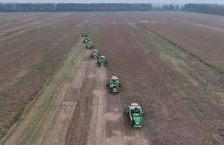 安徽各地搶收秋糧 確保顆粒歸倉